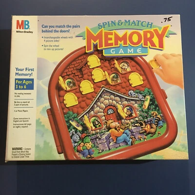 Vintage Spin and Match Memory Game 100% Complete 1990 - Image 1 of 4