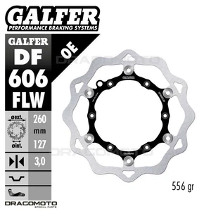 KTM 200 EXC 1998-2003 DF606FLW Front Brake Disc Rotor GALFER Floating - Foto 1 di 3