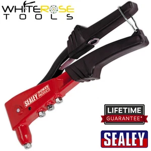 Sealey Riveter Heavy-Duty Spanner Storage Nozzle Riveting Rivets Aluminium - Picture 1 of 2