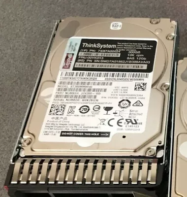 LENOVO 7XB7A00024 00YK013 2.5" 300GB 10K SAS 12Gb Hot Swap 512n HDD - Image 1 of 4