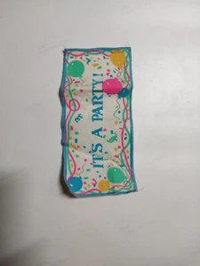 MY LITTLE PONY VINTAGE ORIGINAL G1 1985 PONY PARTY GESCHENKPAKET STOFF PARTY BANNER - Bild 1 von 2