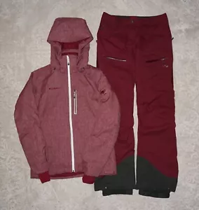 MAMMUT Damen DryTech Stoney HS Skianzug Jacke Größe S Hose EU38 US8 - Bild 1 von 16