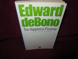 The HAPPINESS PURPOSE ~ Edward deBono. 1977 sc BRILLIANT reading - Picture 1 of 9