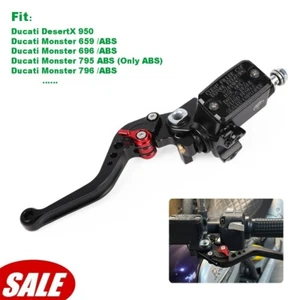 For Ducati Monster 696 796 DesertX 950 Front Clutch Master Cylinder Pump w/Lever - Picture 1 of 22