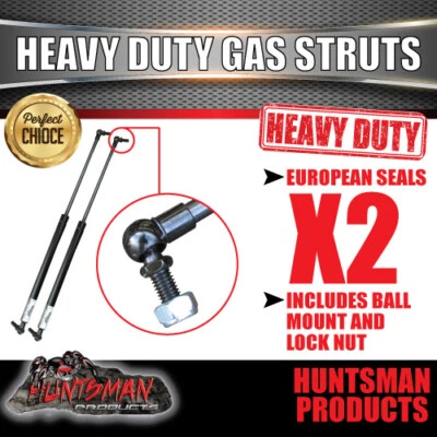 x2  600l x 950n gas struts European Seals caravan, camper trailer lift up bed - image 1 of 4