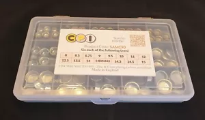x90 Small Assorted Metric Steel Cup Core Plugs - Mild Steel BS1449 - NEW - Picture 1 of 3