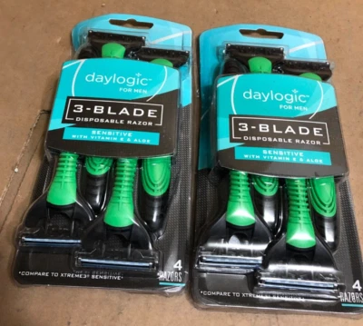 Maquinilla de afeitar desechable Daylogic de 3 hojas sensible para hombre, lote de 2, 8 maquinillas de afeitar Foto 1 de 4