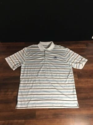 Nike Golf Dri-Fit Rayas Tecnología Informal Golf Polo Para Hombres Talla Grande Foto 1 de 4