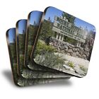 Set of 4 Square Coasters - Rocky Mountain National Park Sign  #46262