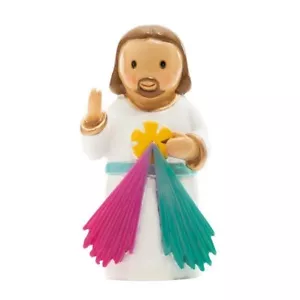 Estatuilla de 3" de Jesús Divina Misericordia Pequeñas Gotas de Agua Nuevos Niños Católicos - Imagen 1 de 1