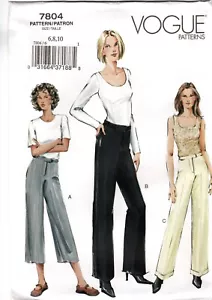 Pantalones Vogue Pattern 7804 - - Imagen 1 de 2