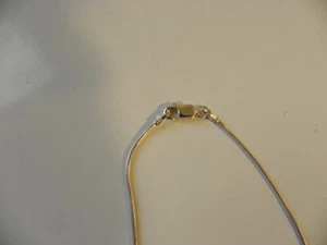 Silver necklace , 18" - Picture 1 of 4