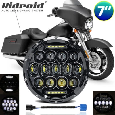 7" LED Headlight Hi/Lo Beam DRL for Harley-Davidson Touring 1870 Street Glide ST - Image 1 of 4