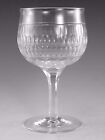 James POWELL / Whitefriars Glass - ROMAN Cut - Large Wine Glass - 5 1/4"