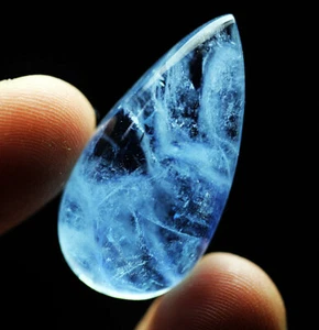 45.8ct Rare NATURAL Clear aquamarine Crystal Polished specimen - Picture 1 of 9