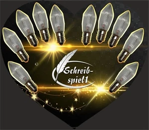 20 x 24 voltios 3 vatios E10 vela puntiaguda vela estriada vela pequeña vela superior repuesto para 23V - Imagen 1 de 1