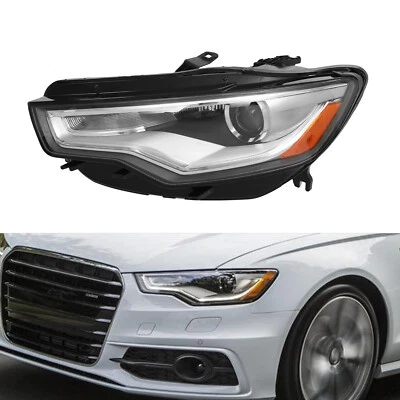 Xenon Headlight Left Driver Side Headlamp For 2012-2015 Audi A6 S6 Quattro NEW - Image 1 of 4