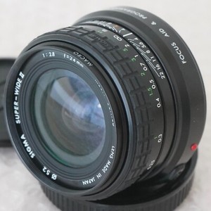 Near MINT Sigma Super Wide II 24mm F/2.8 Prime Lens for Sony Minolta Alpha Mount