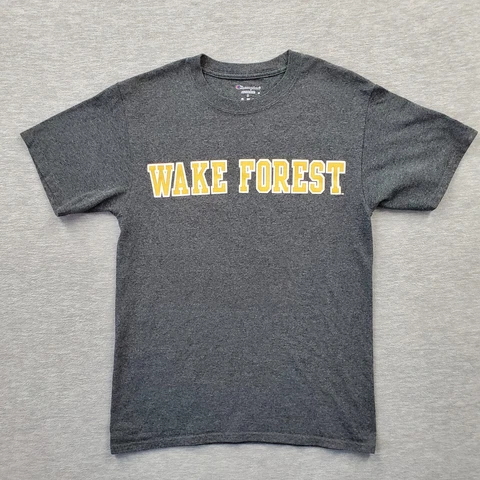 Wake Forest Demon Deacons Event Staff Champion Mens S Gray Short Sleeve T Shirt Cover
