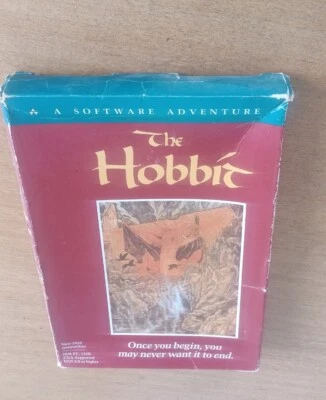 The Hobbit . Vintage PC Big Box, 1984. By Beam Software. Dos 2+. 5.25" Disc  - Image 1 of 4