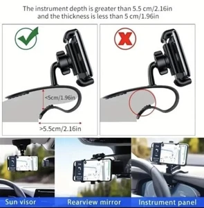 Universal Car Dashboard Mount Holder Stand Clamp Cradle For Cell Phone - Picture 1 of 6