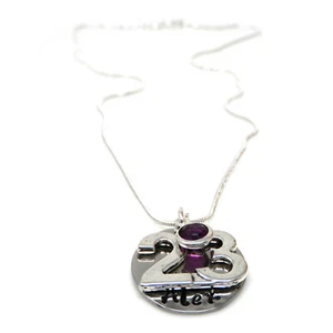 Collana Personalizzata Regalo 23° Compleanno Figlia Sorella Nipote Nipote Bambina - Foto 1 di 5