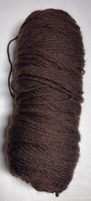 HILO ACRÍLICO SIN MARCA. Lote de 1. MARRÓN 8,7 oz. Combino envío.Leer detalle Foto 1 de 2