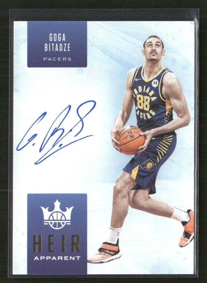 2019-20 Panini Court Kings #HA-GBI Goga Bitadze Heir Apparent #/149 Auto - Image 1 of 2