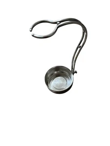 Vintage Silver Plate Wine Bottle Holder, Pourer, Server Caddy Italy P M Brand - Picture 1 of 8