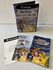 Super Smash Bros. Melee GameCube CIB Tested Black Label Clean!