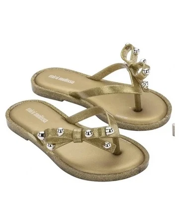 Mini Melissa dorado niñas talla 2 niños grandes Foto 1 de 4