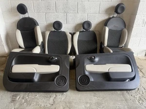 GENUINE Fiat 500 LOUNGE FACELIFT SEATS interior And Door Cards EXCELLENT - Picture 1 of 7