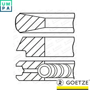 4x PISTON RING KIT 08-424000-00 FOR FORD G8DC/G8DA/G8DB/G8DE/G8DD/G8DF 1.6L - Picture 1 of 11