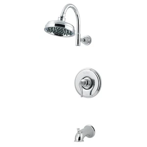 LG89-8YPC Ashfield Badewanne & Dusche Verkleidung Kit 1,8 gpm poliertes Chrom - Bild 1 von 1