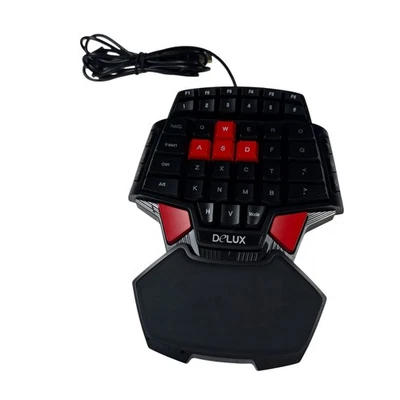 Delux T9 46-Key Singlehanded Wired Gaming Keyboard Professional Ergonomic ~ LQQK - Image 1 of 4