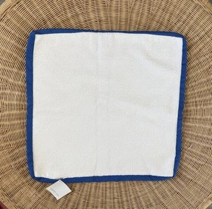 NEW Serena & Lily Sunbrella Seacliff Gusset Pillow Cover (24” SQ)- Blue - Picture 1 of 2
