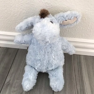 11" PLUSH DISNEY BABY Light Blue EEYORE LOVEY DOLL, SUPER SOFT ROSETTE FUR - Picture 1 of 6