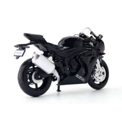 1:18 Suzuki GSX-R1000 Motorcycle Model Diecast Toys Vehicle Kids Gifts Black - Image 1 of 4