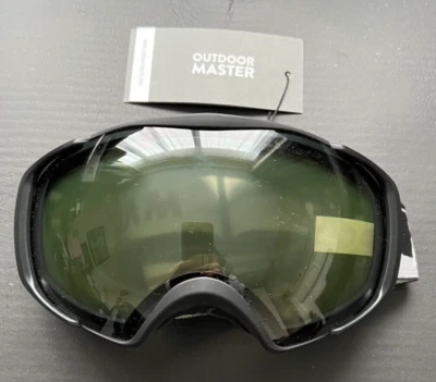OUTDOOR MASTER (2279) Unisex Skibrille Snowboard Dual Lens UV Schutz Helm kompatibel