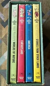 Vintage 1965 The Wonderful Worlds of Walt Disney 4 HC Book Boxed Set 1965 - Picture 1 of 23