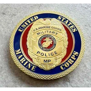 Moneda de desafío de la policía militar del cuerpo de marines de EE. UU. - Imagen 1 de 2