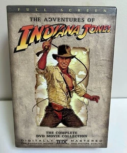 The Adventures Of Indiana Jones Complete DVD Movie Collection 4 Disc Box Set - Imagen 1 de 3