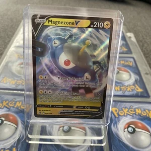 Pokémon TCG Magnezone V Sword & Shield - Lost Origin 056/196 Regular Ultra Rare - Picture 1 of 2