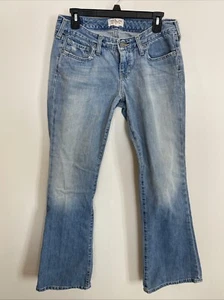 Vintage Abercrombie & Fitch Denim Jeans Low Rise Flare Size 4R Y2K 90s - Picture 1 of 6