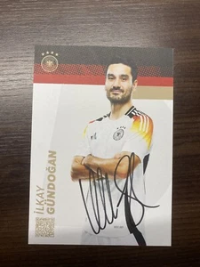 Ilkay Gündogan AK Autogrammkarte DFB EM 2024 Original Signiert LOOK NEU TOP - Bild 1 von 1