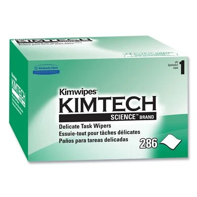 34155 Kimwipes 1ply Delicate Task Wipes 4.4" X 8.4" pacote de tecido - Imagem 1 de 4