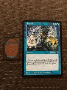 MTG ARENA 1996 PROMO RECALL 6x9 JUMBO CARD TEMPEST SEASON - Picture 1 of 2