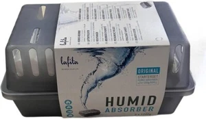 Moisture Absorber with 2 Refill Bags, 1200g Compact Dehumidifier for Home Office - Picture 1 of 9