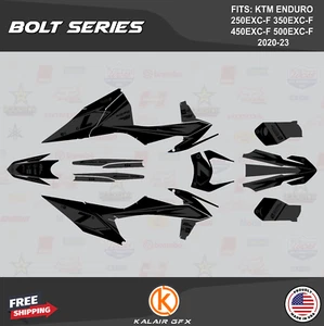 Kit de gráficos para KTM 250EXC-F 350EXC-F 450EXC-F 500EXC-F 2020-23 Bolt-Smoke - Imagen 1 de 6