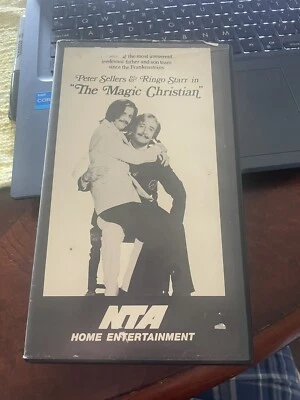 The Magic Christian VHS Ringo Starr  Peter Sellers Black & White Cover Raquel W - Image 1 of 3